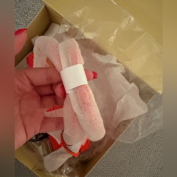 Michael Kors Lulu Mini Satchel Optic Orange Leather – NWT - Picture 10 of 15